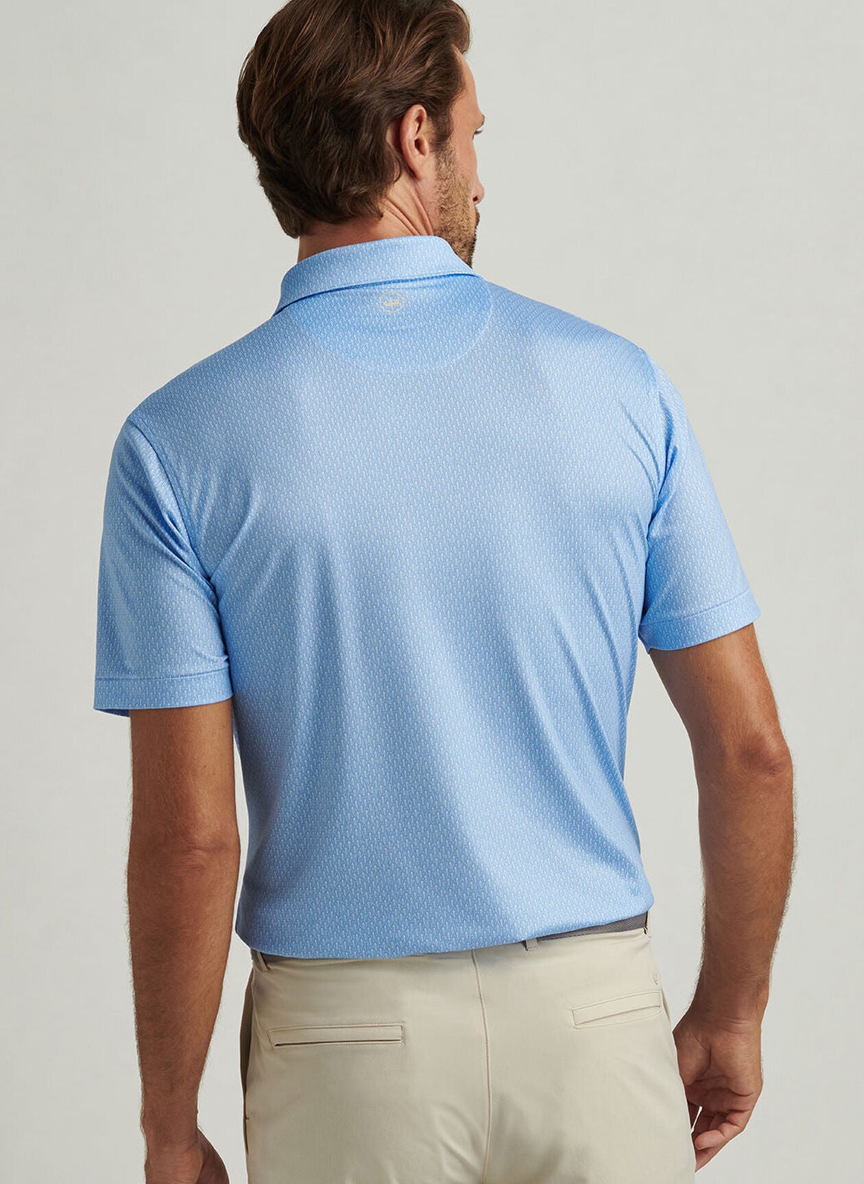 Peter Millar Shake It Up Performance Jersey Polo - Cottage Blue