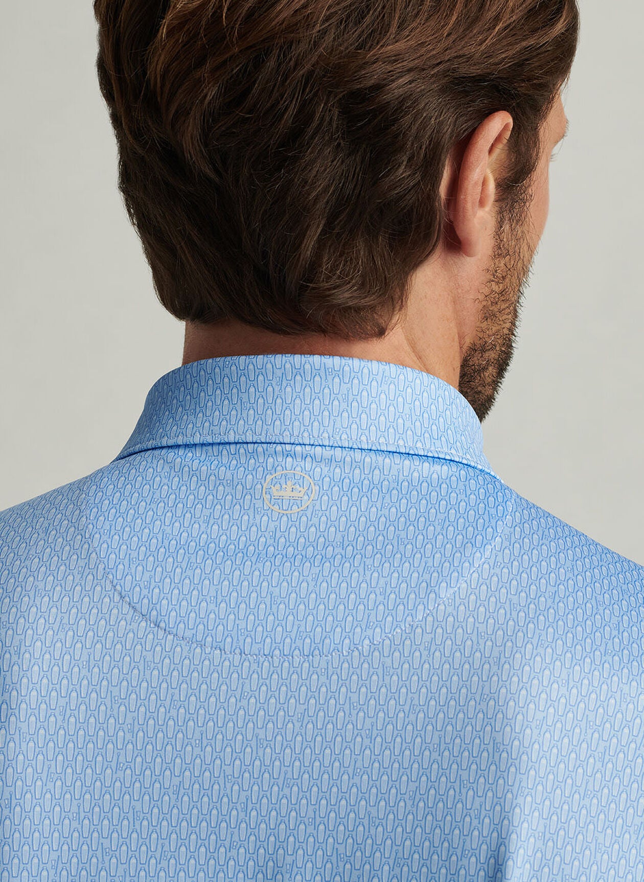 Peter Millar Shake It Up Performance Jersey Polo - Cottage Blue
