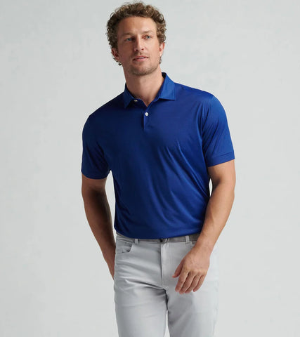 Peter Millar Featherweight Geo Links Polo - Tide