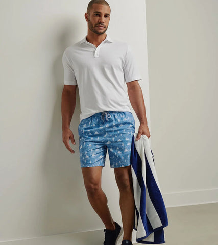Peter Millar Set Sail Swim Trunk - Brook Blue