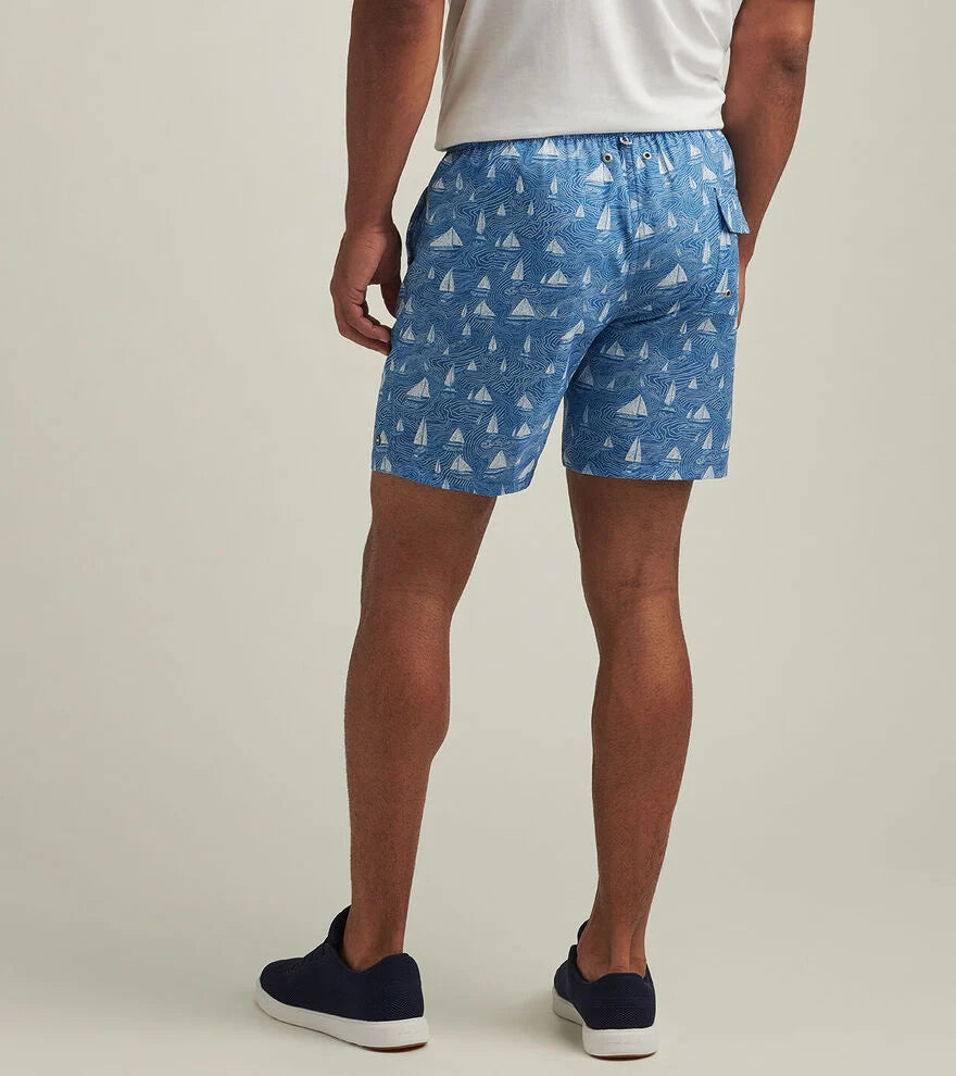 Peter Millar Set Sail Swim Trunk - Brook Blue