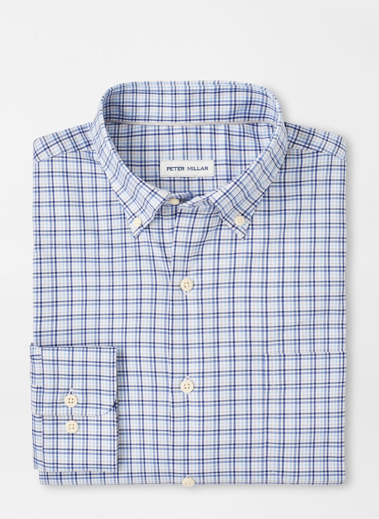 Peter Millar Albert Crown Lite Stretch Sport Shirt - Blue Freesia