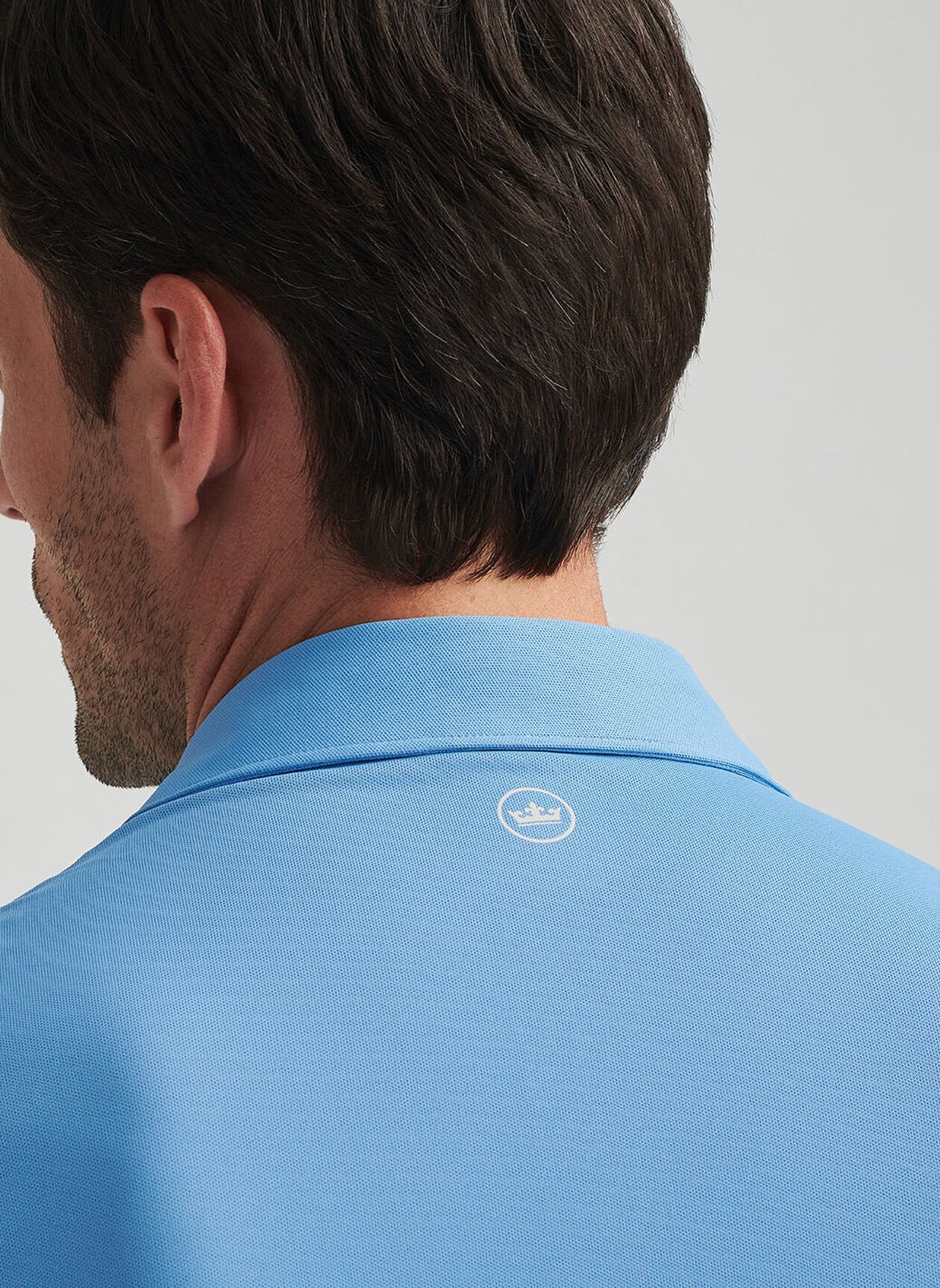 Peter Millar Soul Performance Mesh Polo - Fountain Blue
