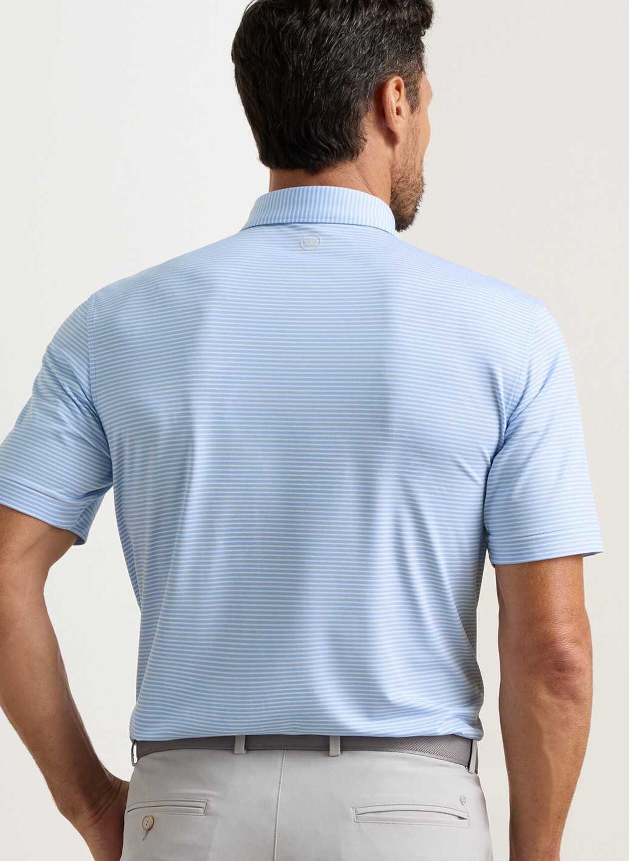 Peter Millar Bolt Performance Jersey Polo - White