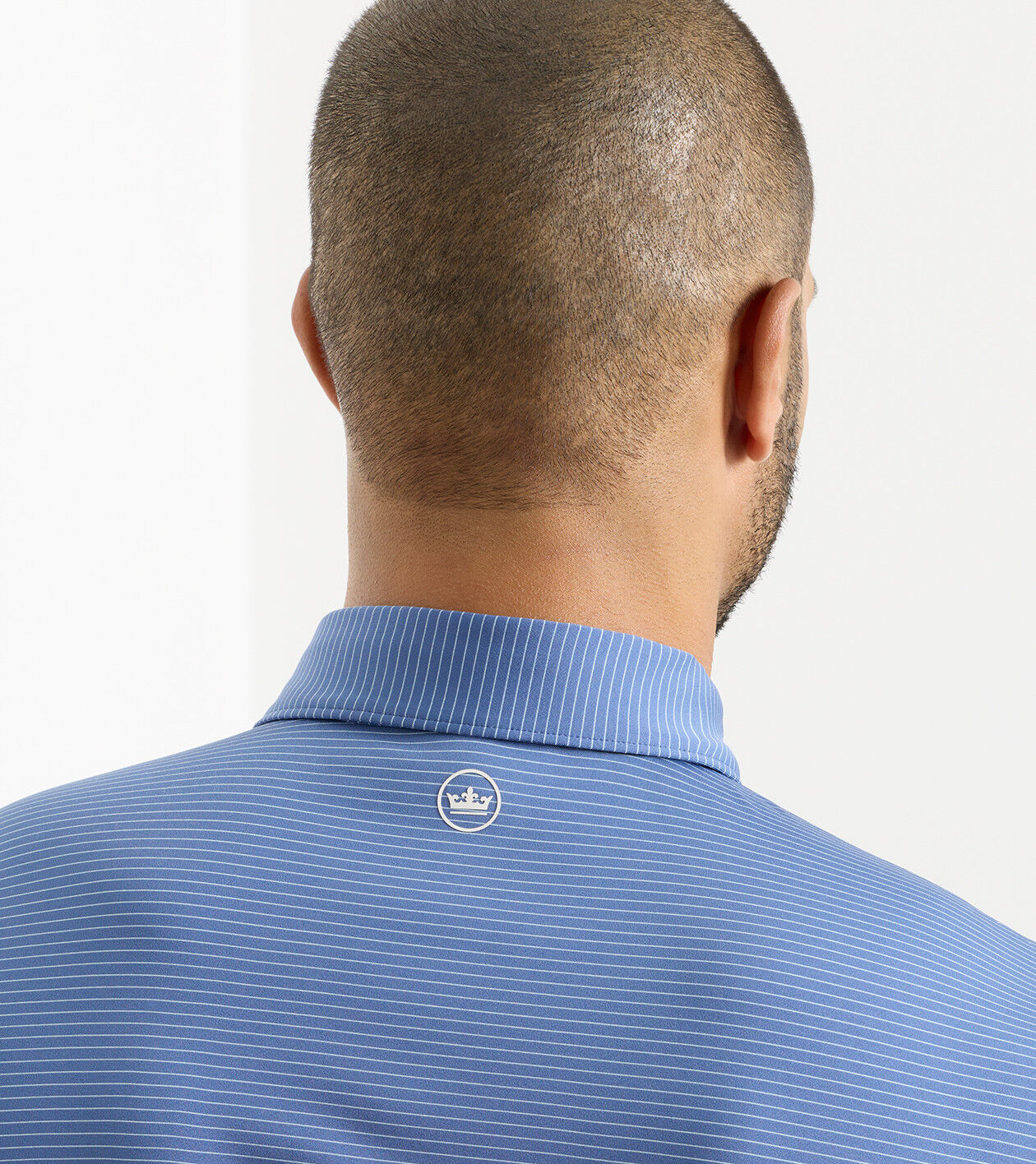 Peter Millar Highlands Performance Jersey Polo - Windsor Blue