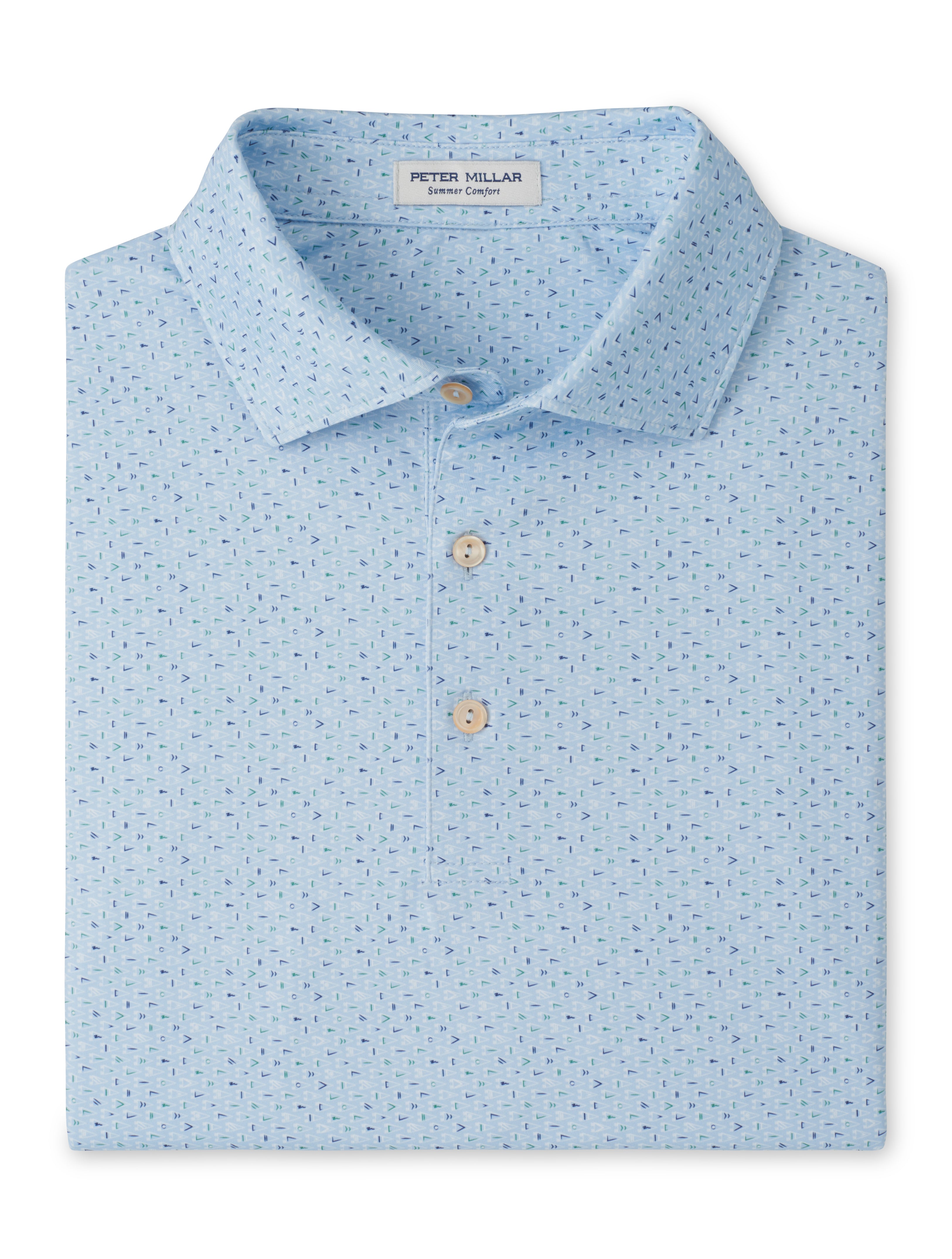 Peter Mil!ar Pennants Performance Jersey Polo - Storm Blue