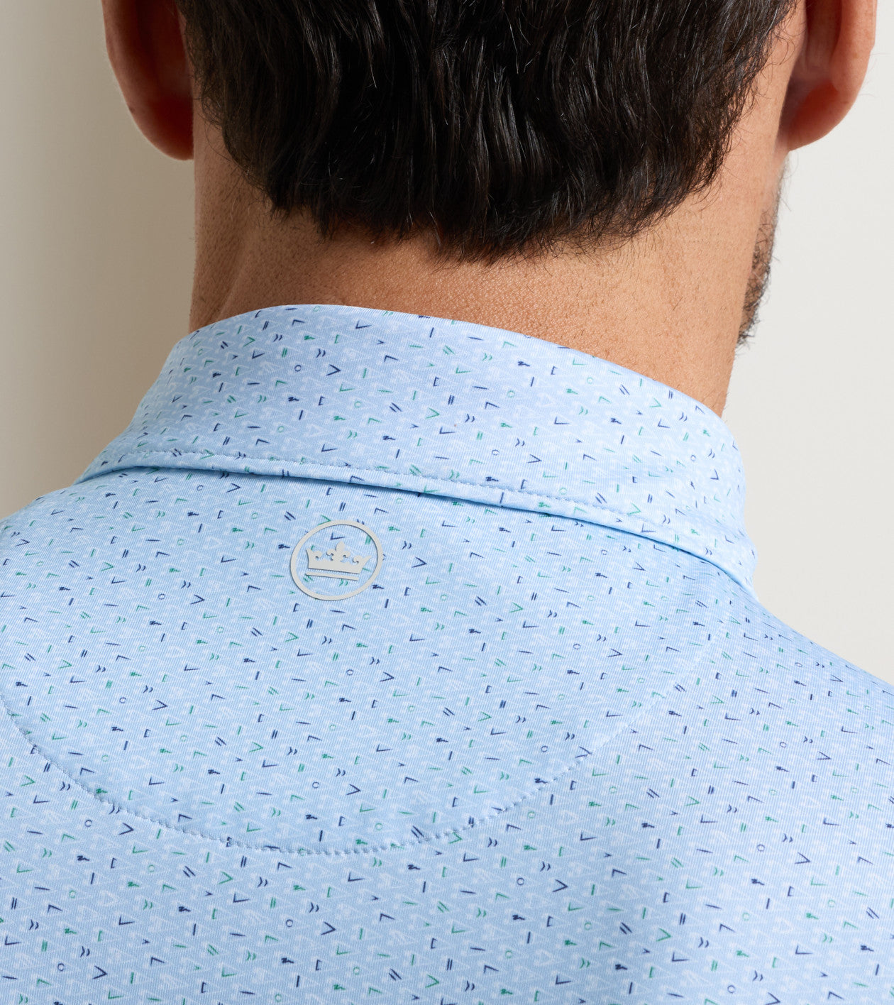 Peter Mil!ar Pennants Performance Jersey Polo - Storm Blue