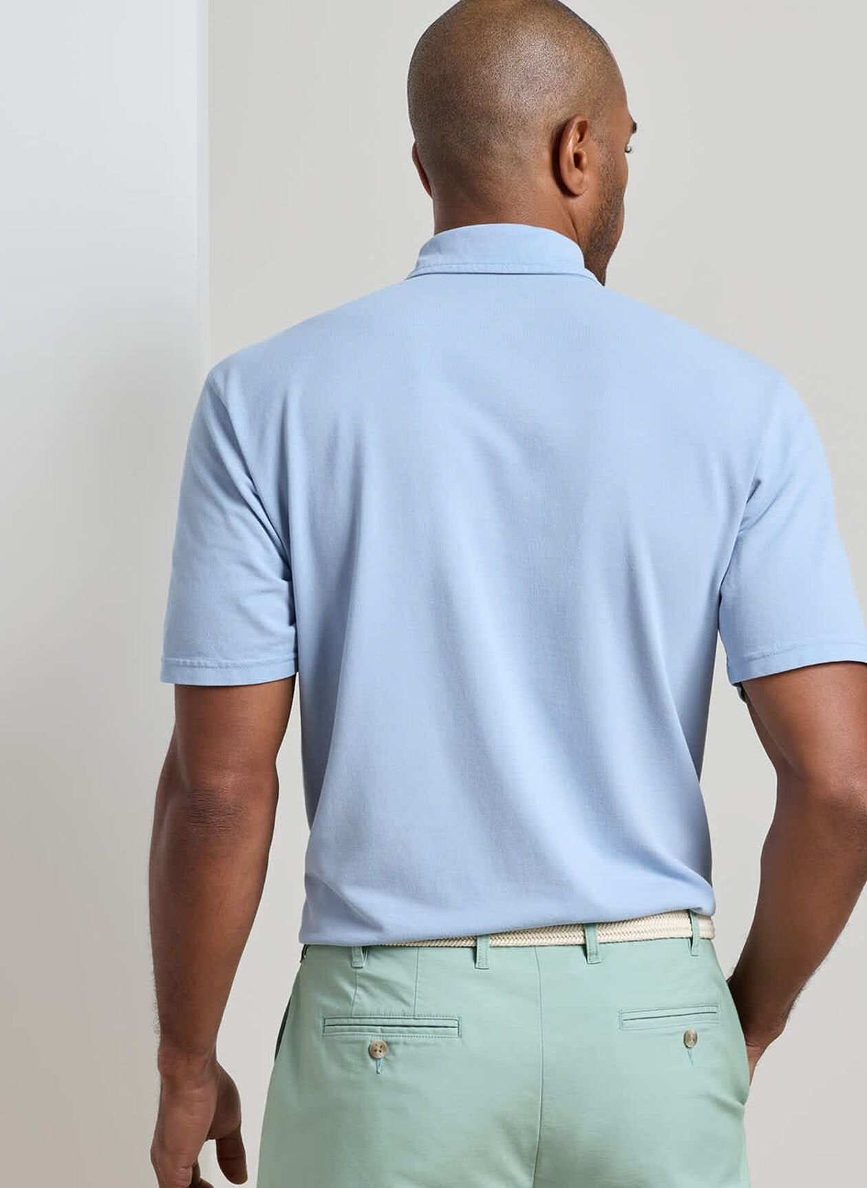 Peter Millar Everyday Pique Polo - Cottage Blue