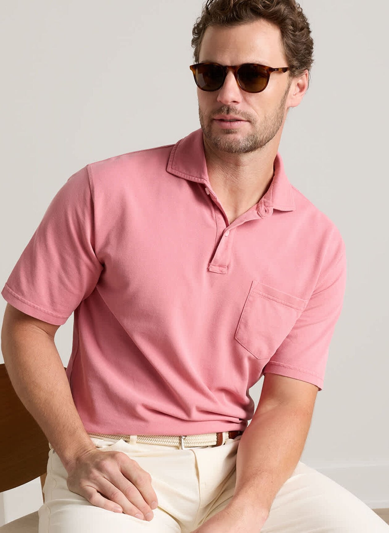 Peter Millar Everyday Pique Polo - Venetian Pink