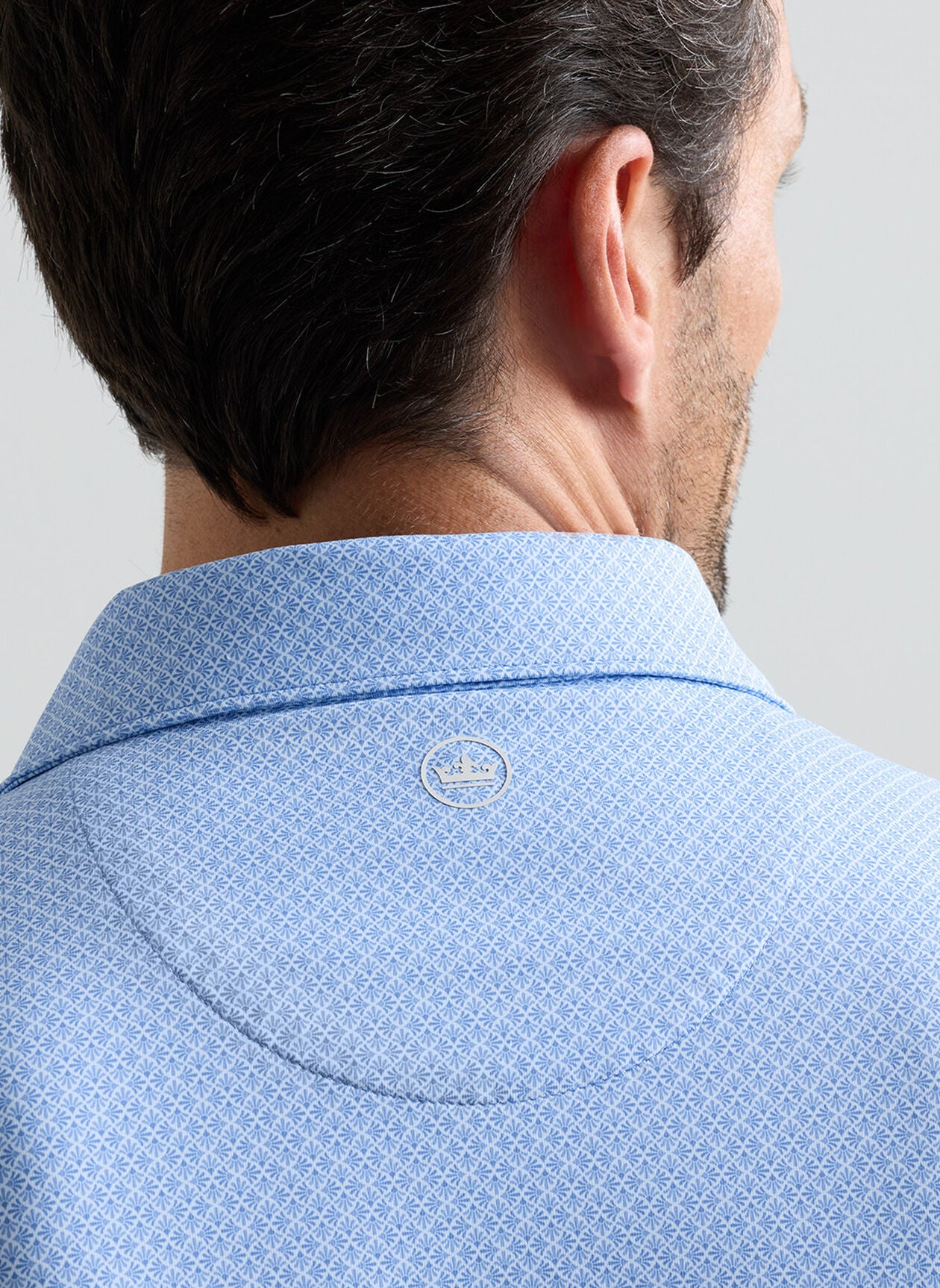Peter Millar Granada Performance Jersey Polo - Dusk Blue