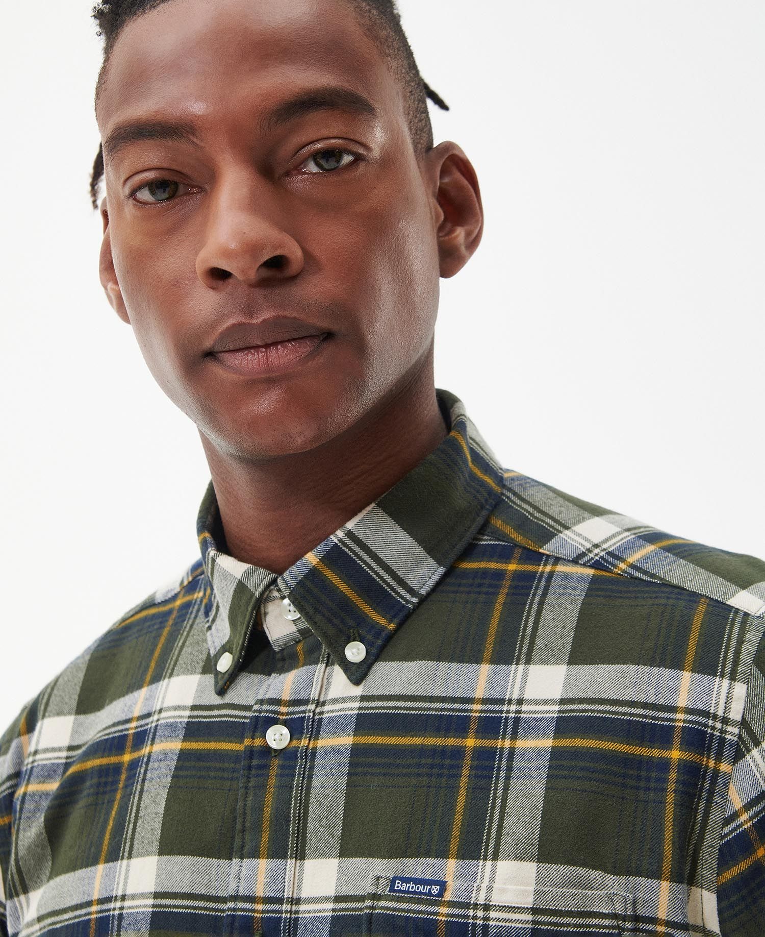 Barbour Shieldton Tailored Shirt - Olive