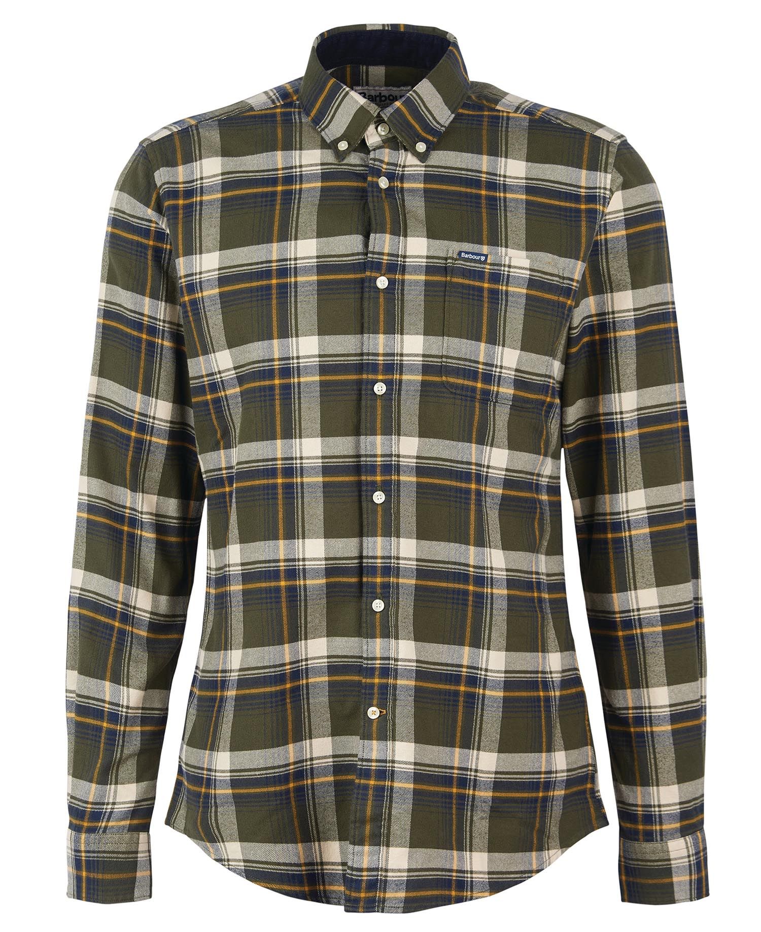 Barbour Shieldton Tailored Shirt - Olive