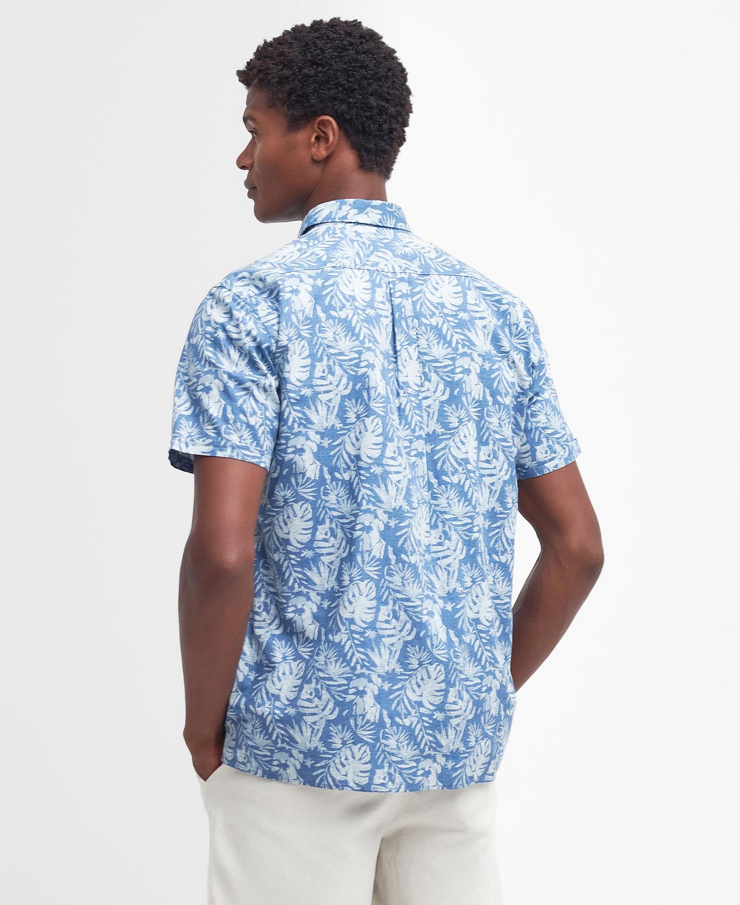 Barbour Ives Short Sleeve Summer Shirt - Blue