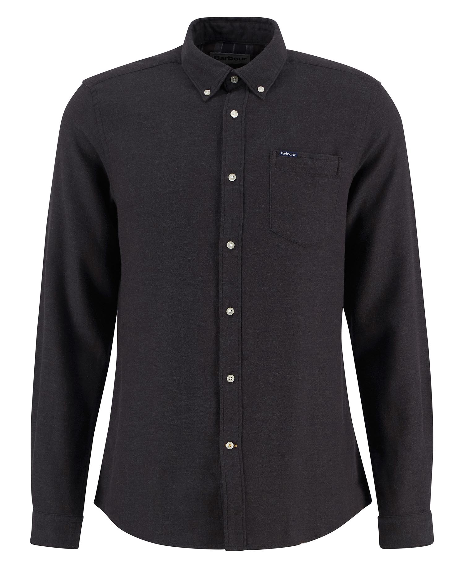 Barbour Buckley Tailored Herringbone Shirt - Dark Oak