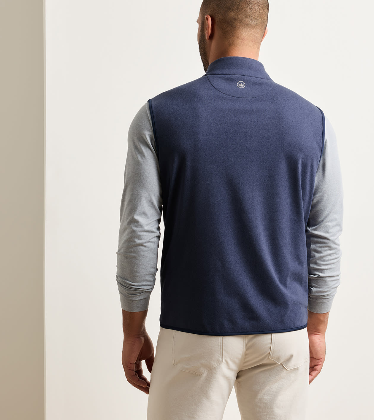 Peter Millar Ardent Air Performance Full Zip Vest - Navy