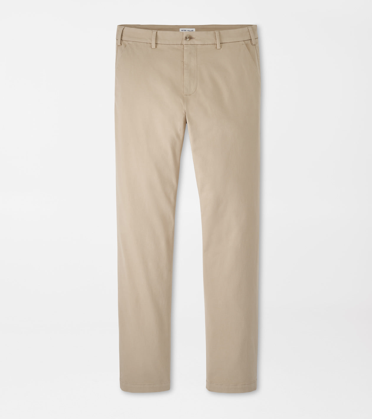 Beige pants on a white background