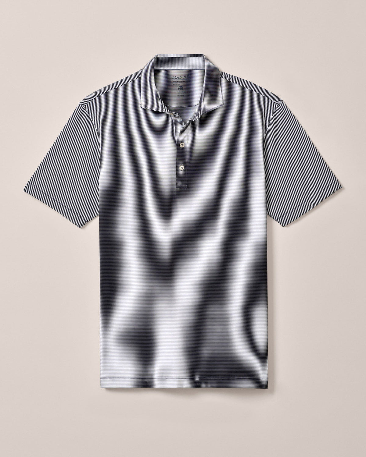 Johnnie-O Performance Jersey Polo Lyndonn Stripe - Navy