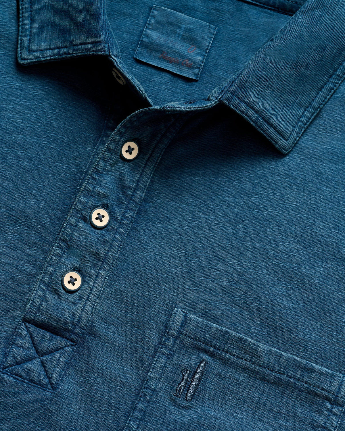 Johhnie-O Original 4 Button Polo Coastal Wash - Sport Navy