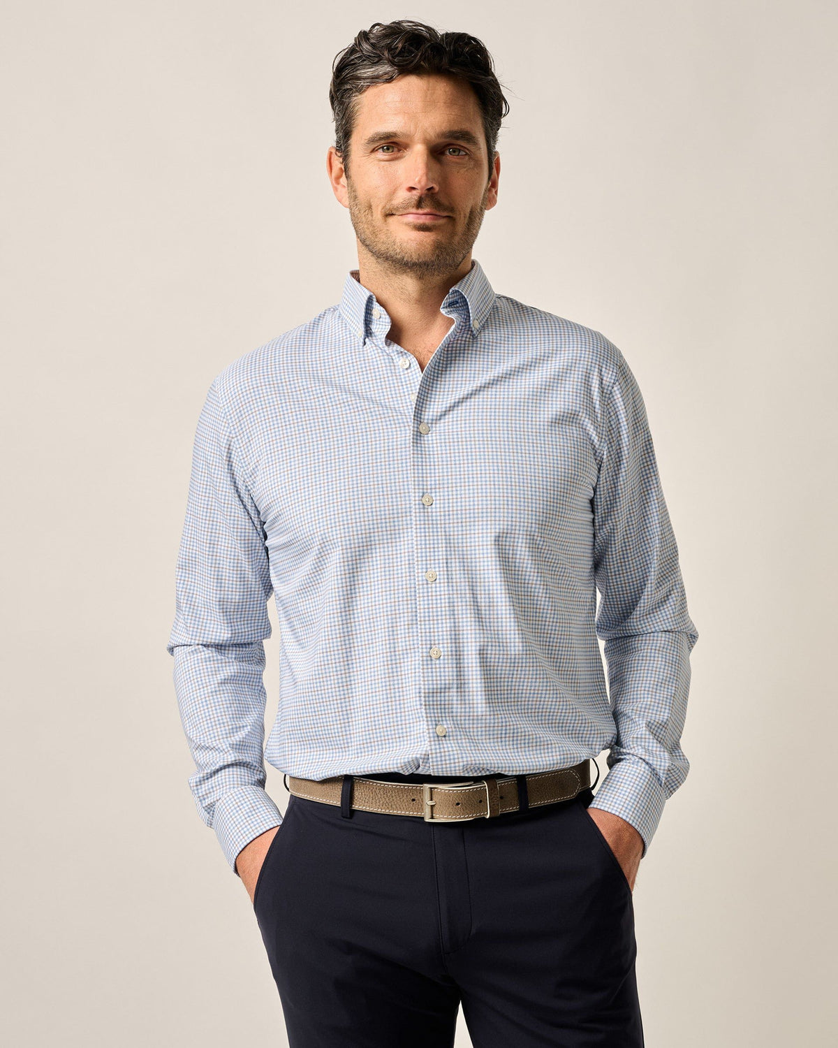 Johnnie-O Performance Button Down Koby - Navy