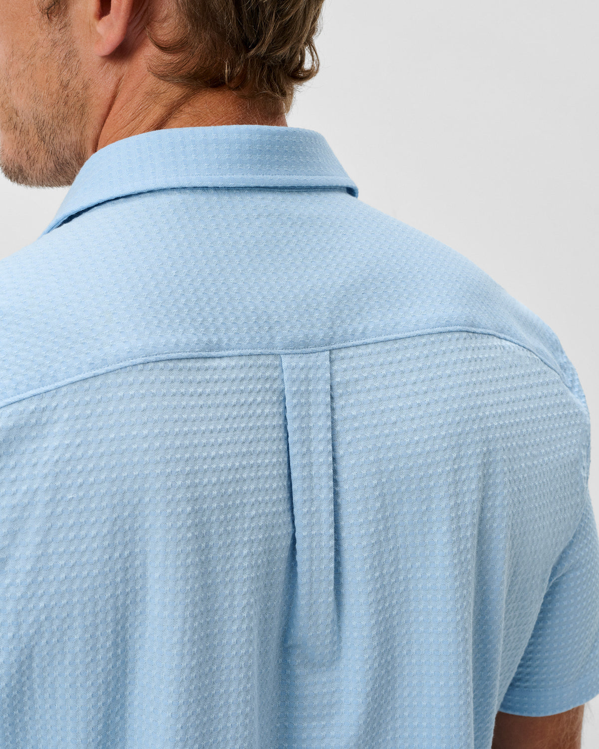 Johnnie-O Hangin' Out Knit Button Down Shirt - Surfsucker Big Sky