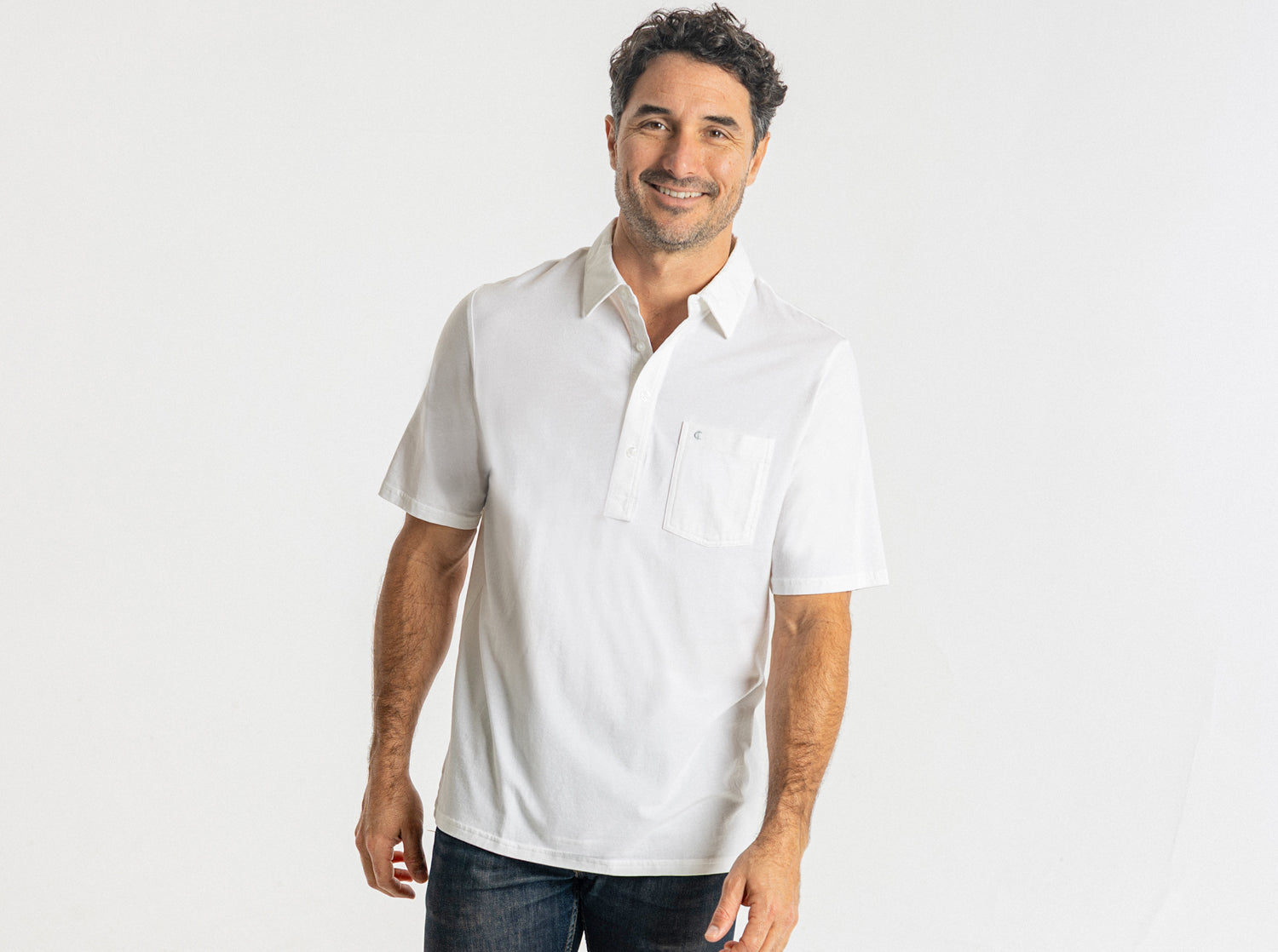 Criquet Top Shelf Players Shirt - White