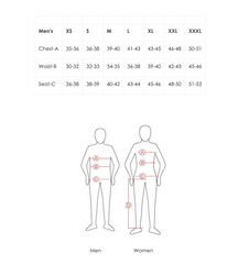 Size Chart for Holebrook Gregor Full Zip Sweater