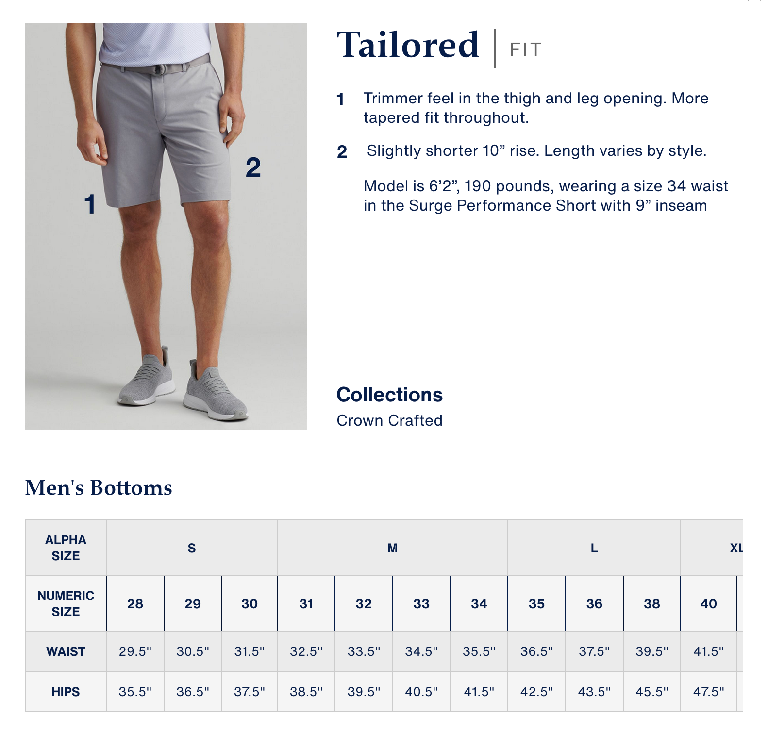 Peter Millar Surge Performance Short - Navy