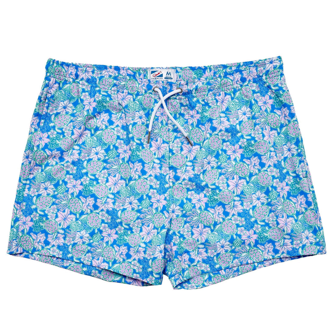Bermies Turtle Bay 4" Swim Trunks