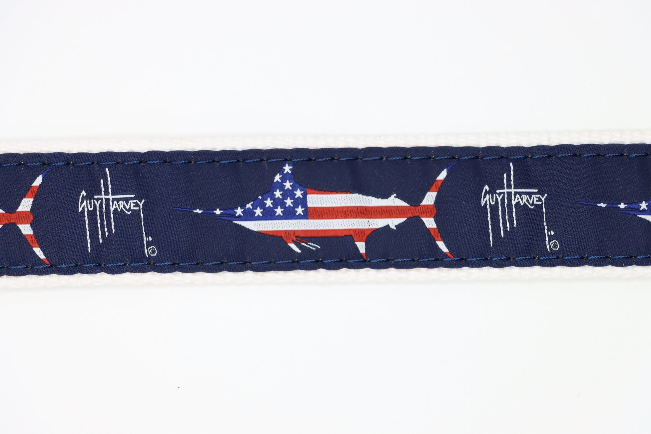 Guy Harvey USA Marlin Belt On White