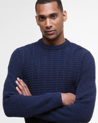 Barbour Cleveland Crew Neck Sweater - Navy