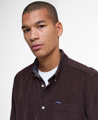 Barbour Ramsey Tailored Cord Shirt - Dark Oak
