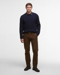 Barbour Lowfen Cable Crew - Navy