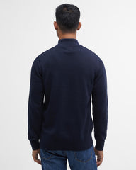 Barbour Cotton Half Zip - Navy