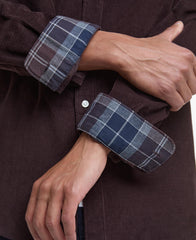 Barbour Ramsey Tailored Cord Shirt - Dark Oak