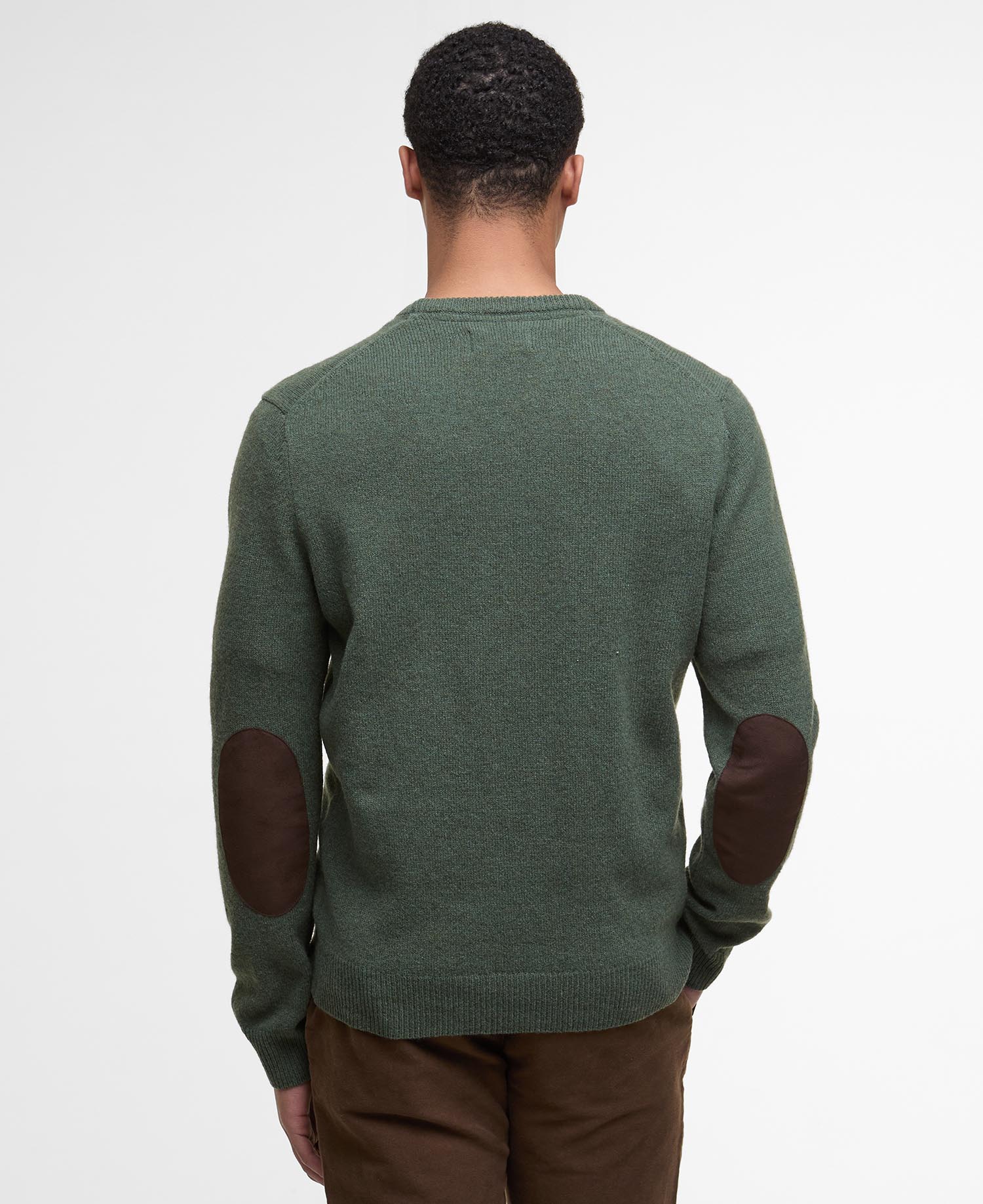Barbour Essential Patch Crew - Olive