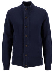 Barbour Essential Patch Zip Through - Navy