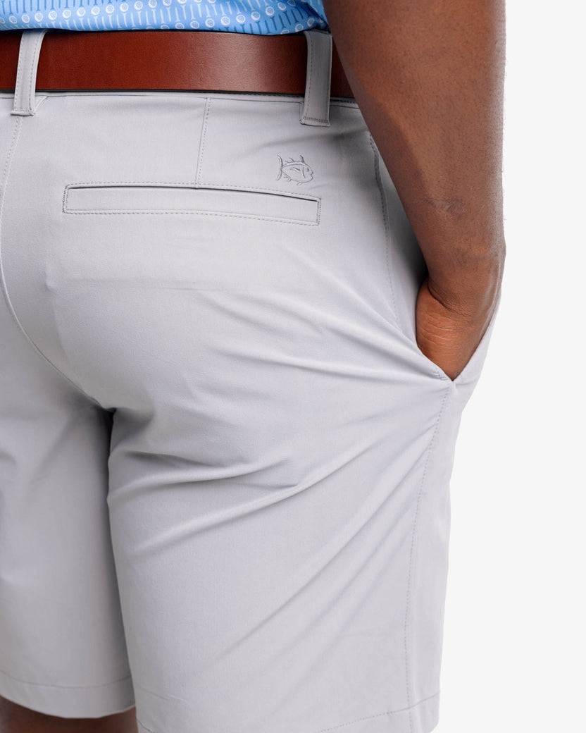 Southern Tide Brrrdie 8" Gulf Short - Steel Grey