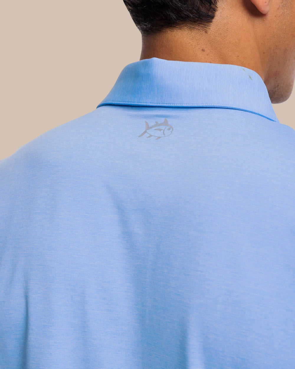 Southern Tide Brreeze Performance Heather Polo - Ocean Channel