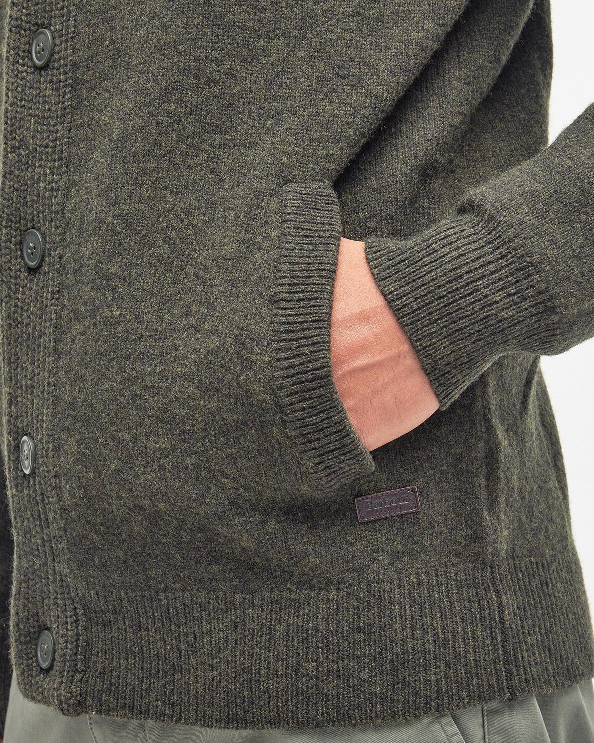 Barbour Essential Patch Zip Through - Seaweed