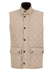 Barbour Lowerdale Quilted Vest - Stone