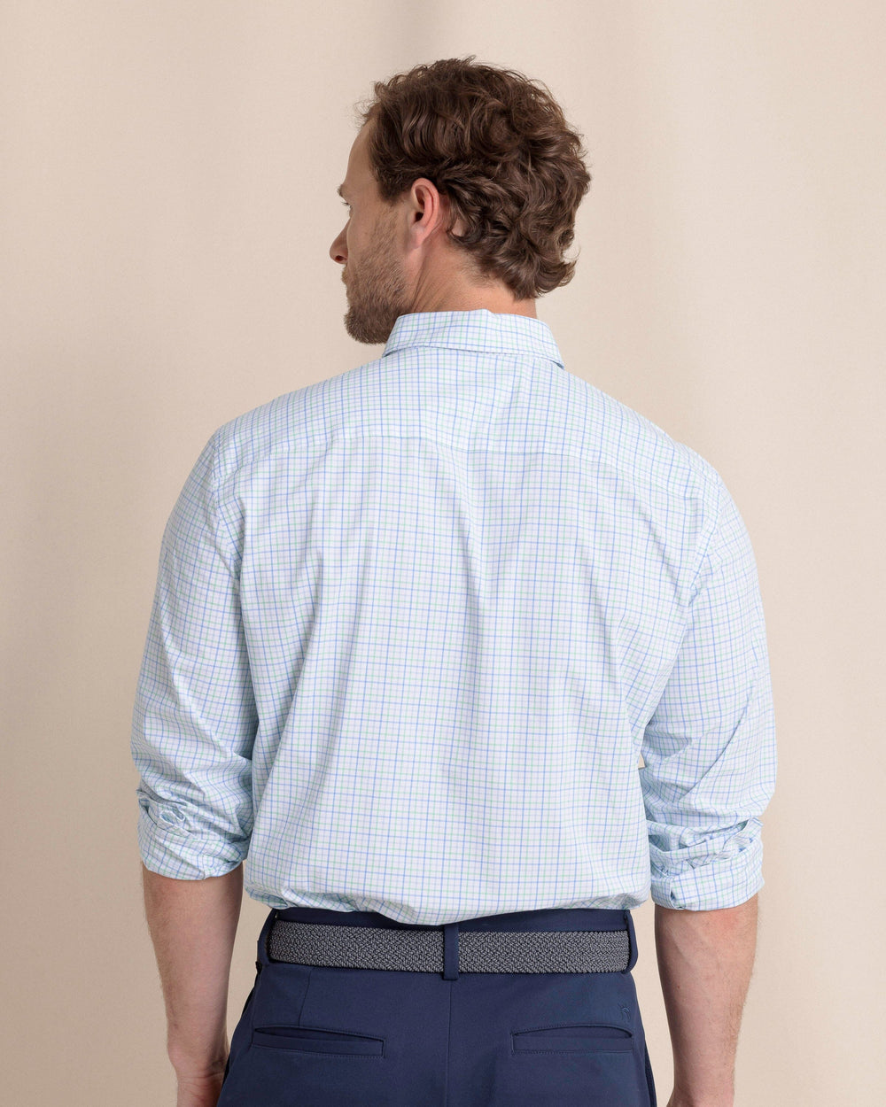 Southern Tide Charleston Broughton Plaid Sport Shirt - Jade Green