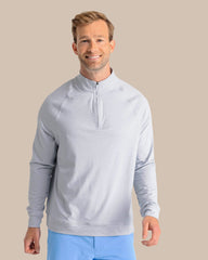 Southern Tide Cruiser 1/4 Zip - Slate Grey