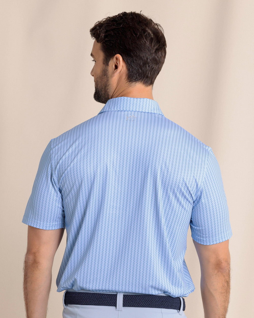 Southern Tide Driver Knot Too Bad Polo - Cerulean