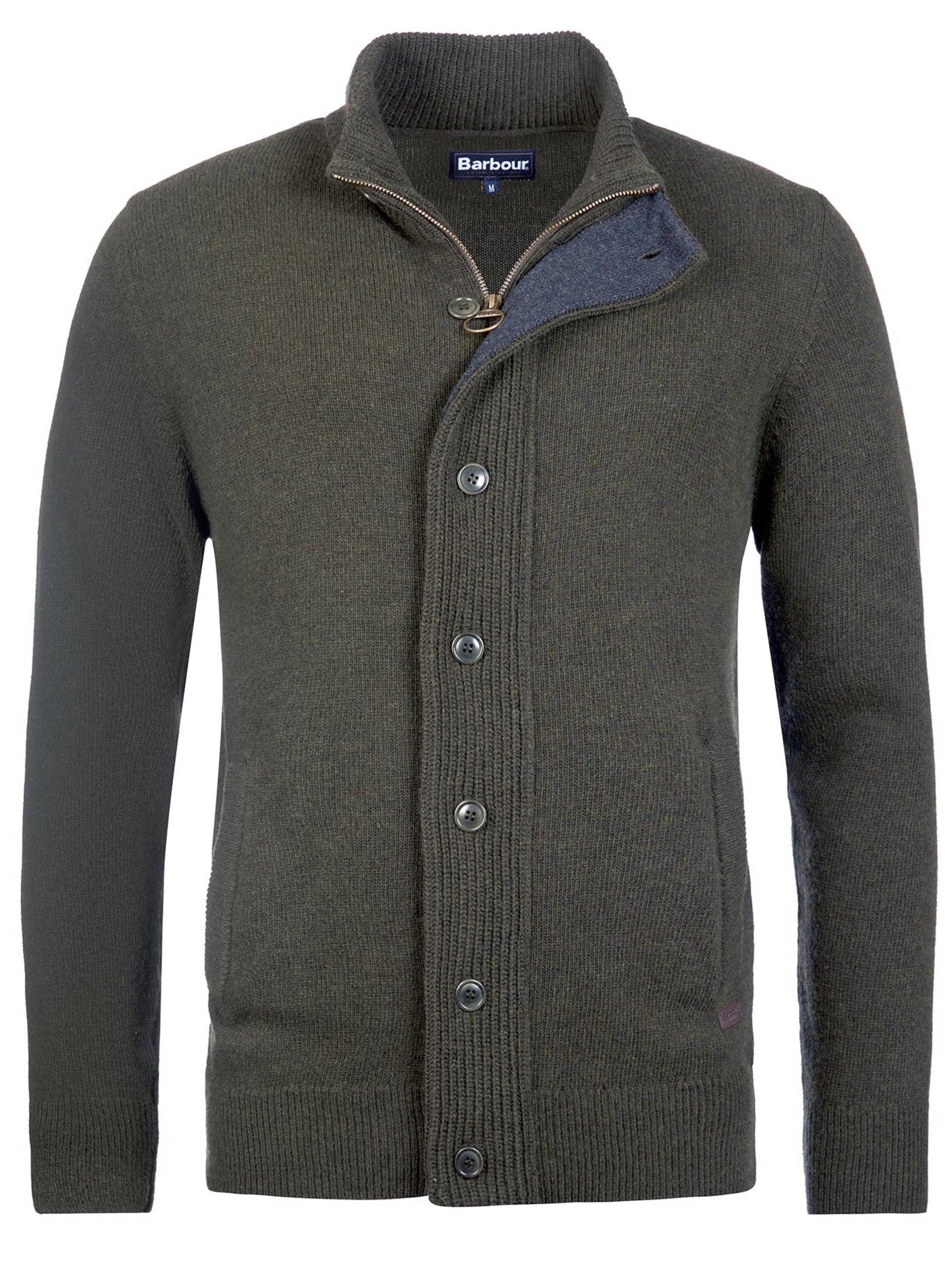 Barbour Essential Patch Zip Through - Seaweed