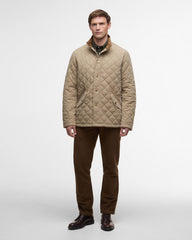 Barbour Shoveler Quilted Jacket - Beige