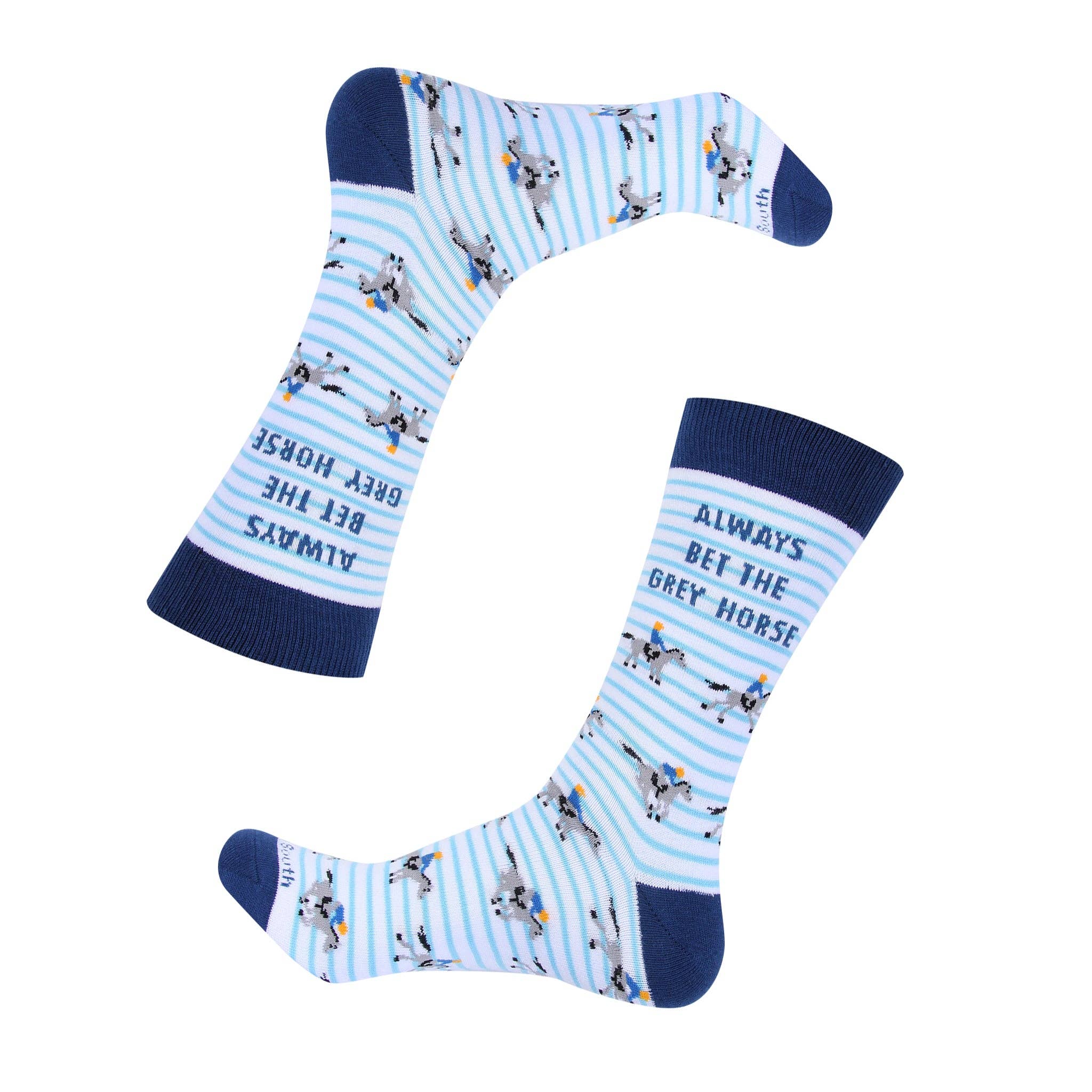 Bet The Grey Horse Socks