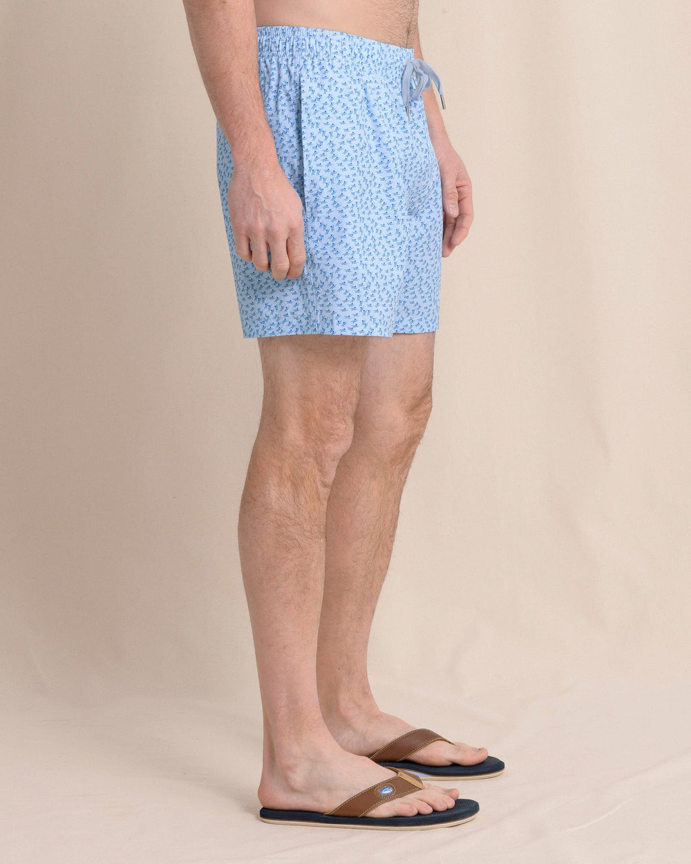 Southern Tide Fintastic Swim Trunk - Cerulean