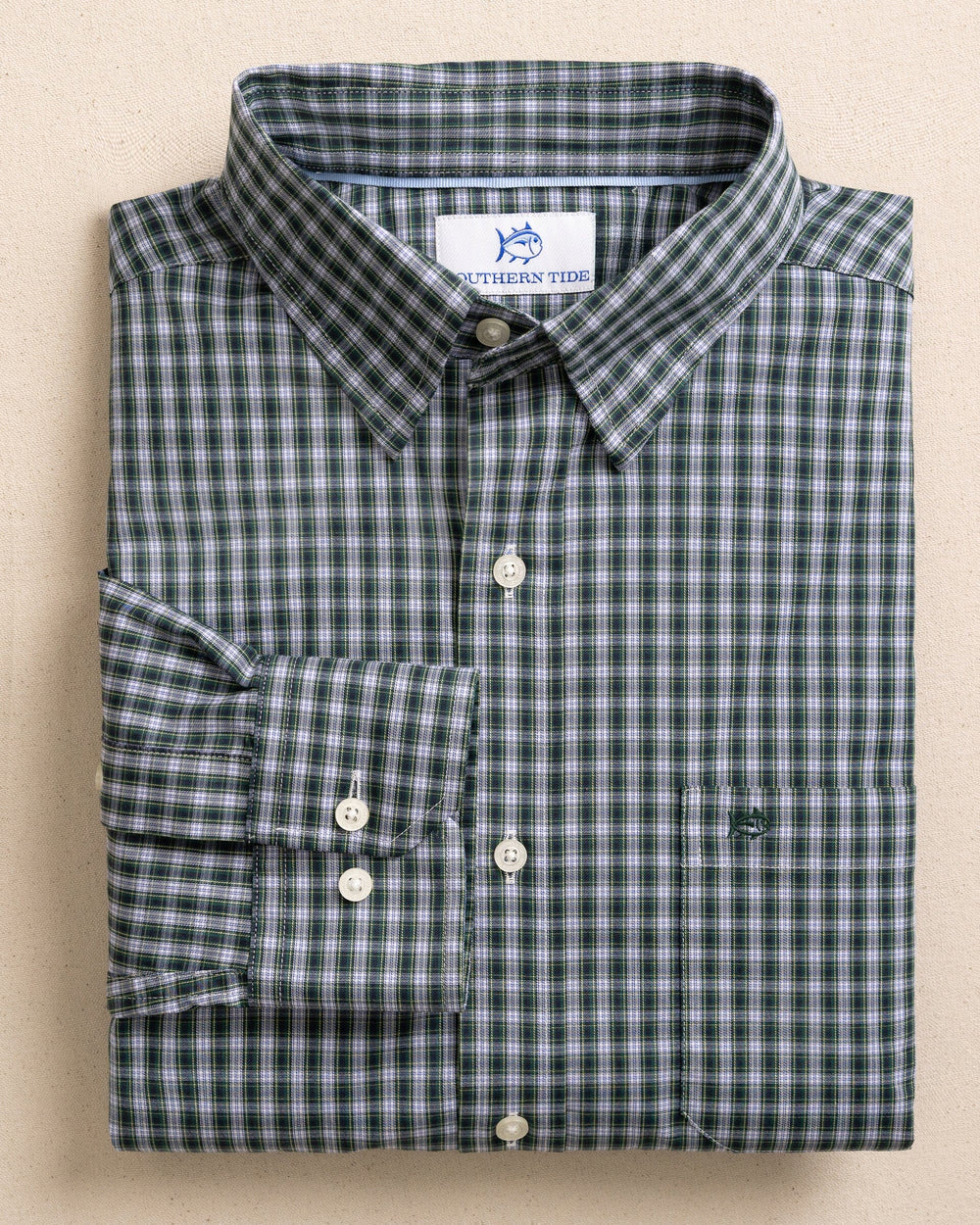 Southern Tide Charleston Gordon Tartan Sport Shirt - Salt Meadow