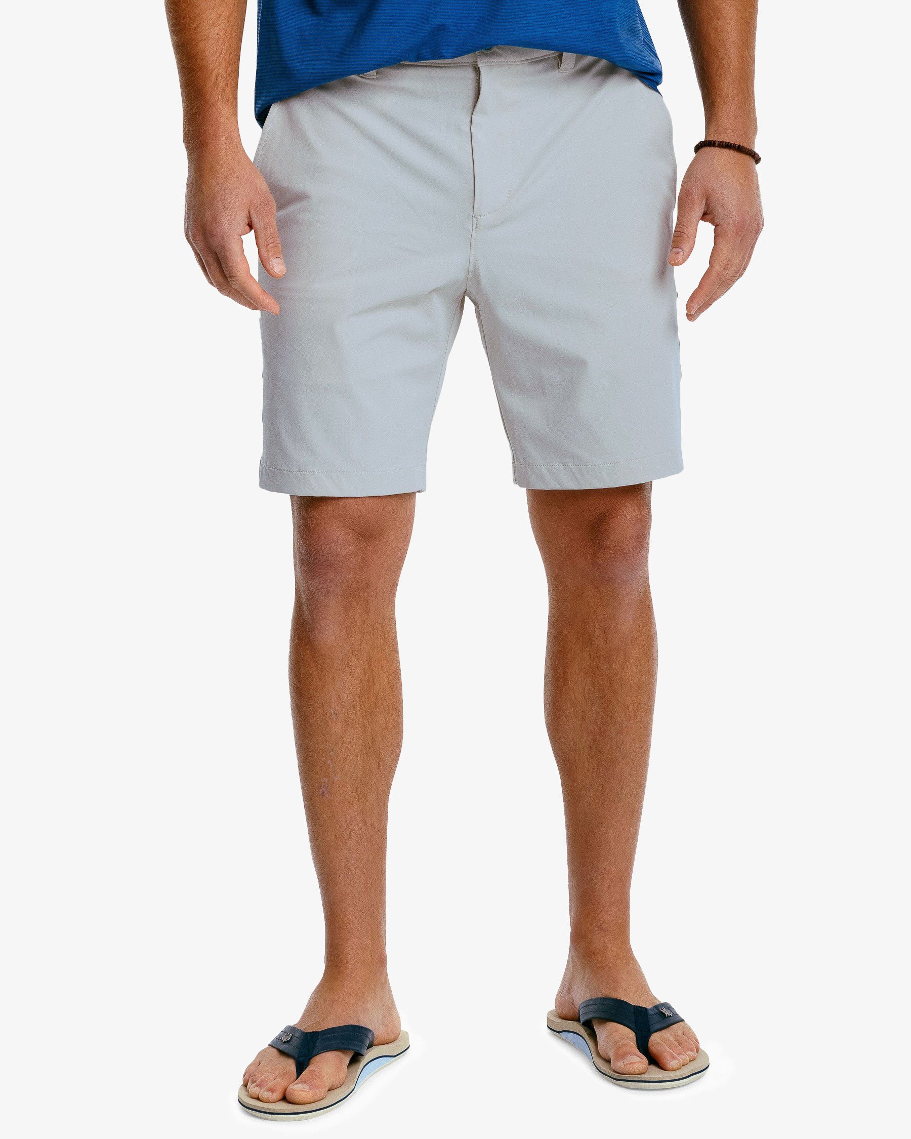 Southern Tide Brrrdie 8" Gulf Short - Seagull Grey