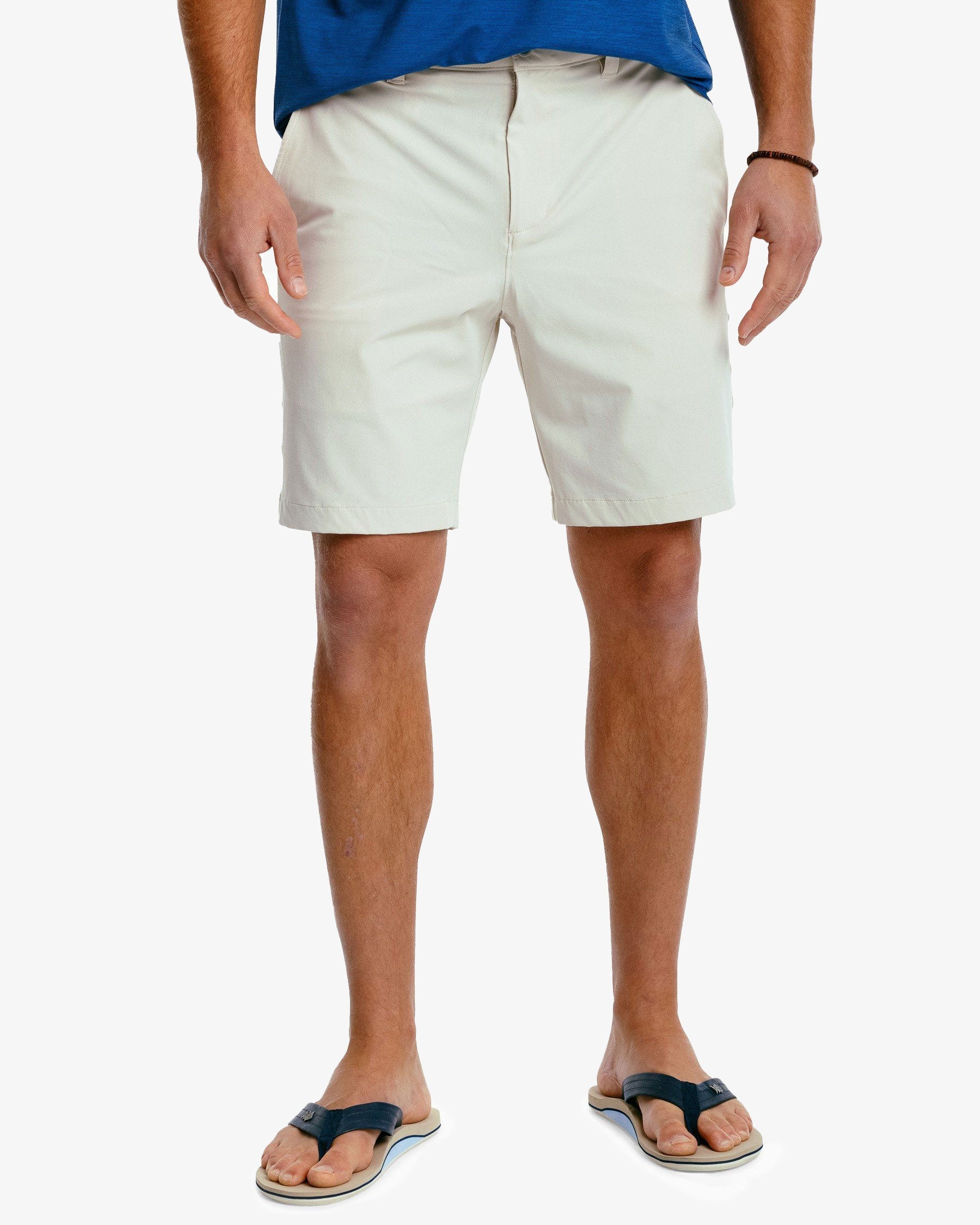 Southern Tide Brrrdie 8" Gulf Short - Stone